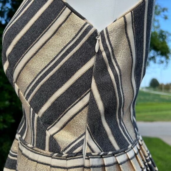 J. Crew Factory Fit And Flare Sleeveless Mini Dress New Size 2 - Picture 6 of 9